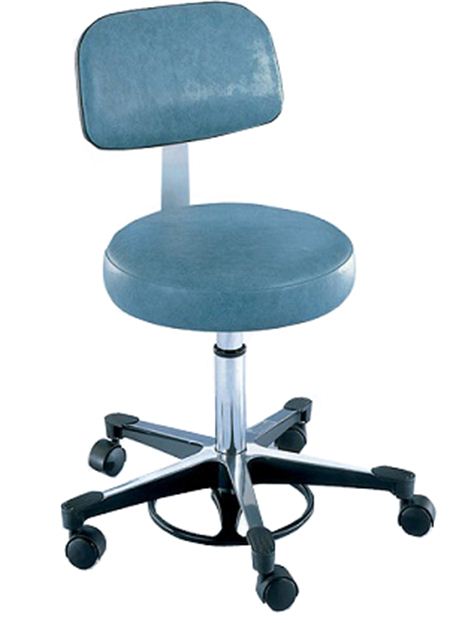 Blickman Foot Operated Pneumatic Exam Stool W Back Buckets And Stools Future Health Concepts 