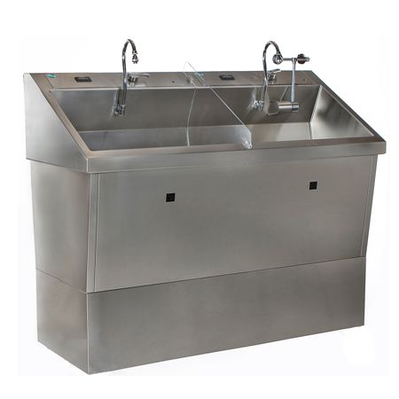 FHCSS64 Double Scrub Sink - Scrub Sinks - Future Health Concepts